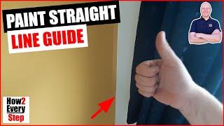 How to paint perfect straight lines using Frog Tape – DIY guide