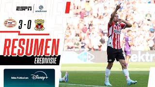 Resumen I PSV Eindhoven 3-0 Go Ahead Eagles I Eredivisie I Chucky en plan goleador