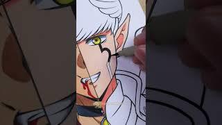 Drawing Mash Burnedead  DEVIL vs ANGEL  || Part 2 #shorts #mashle  #drawinganime