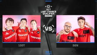 100T vs. SEN - VCT Americas LCQ - Day 2 - Map 1