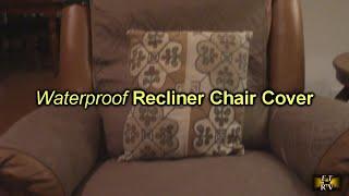 Genina Brand100% Waterproof Recliner Chair Cover (Camel, 23'')