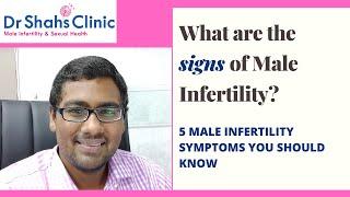 What are the signs of male infertility ? Male infertility symptoms explained