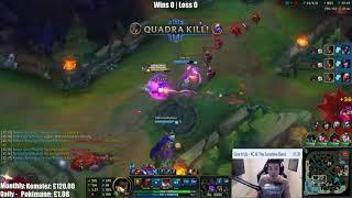 Gross Gore - INSANE TWISTED FATE QUADRA KILL! (Stream Highlight)