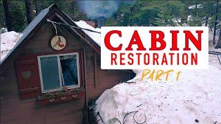 Abandoned Cabin Restoration Episode 1