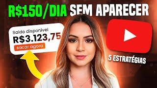 5 Formas de Vender no Youtube sem Aparecer como Afiliado  -  Ganhar Dinheiro Online em Casa