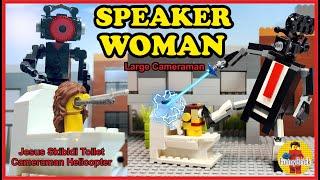 Speakerwoman | Geeky Jesus Skibidi Toilet | Large Cameraman | Cameramen Helicopter | LEGO