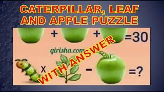 Caterpillar Apple Leaf Puzzle Solution