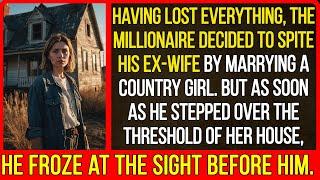 Having lost everything, the millionaire decided to spite his ex-wife by marrying a...