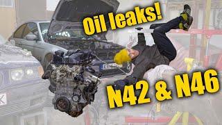 Most common N42 N46 oil leaks!