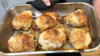 The BEST One Pan Oven Fried Chicken EVER!