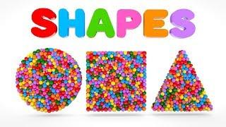 Learn Shapes with Color Balls - Colors Videos Collection for Children