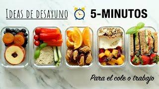 5-MIN BREAKFAST IDEAS. Healthy and vegan