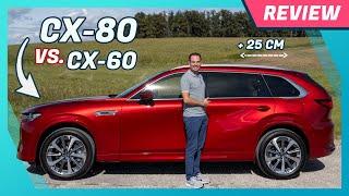 Mazda CX-80 mit 254 PS Diesel im Test: Verbrauch 6-Zylinder | Vergleich CX-60 | 0-100 km/h