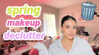 Decluttering my entire makeup collection ️ Spring Cleaning 