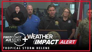 TRACKING HELENE: Florida Gov. Ron DeSantis to provide update on Tropical Storm Helene