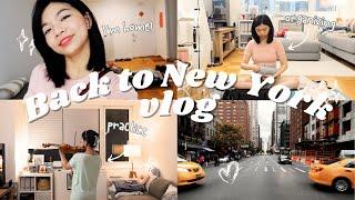 vlog 我回紐約了！＋深夜倒時差的練琴影片