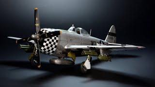 P-47 Thunderbolt Bubbletop - No airbrush - Tamiya 1/72 - Aircraft Model