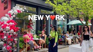 [4K]NYC Summer WalkSoHo in New York City Café Leon Dore & Gotham Burger | June 2024