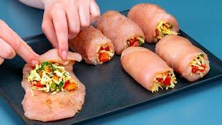 Recipe "stolen" from a restaurant! Chicken rolls that melt in your mouth