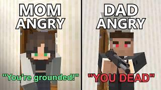 Dad VS Mom Portrayed by Minecraft