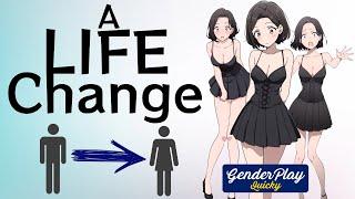 Press Accept on the Pop Up 4 A Life Change | GenderPlay Quicky | #bodyswap #genderbend #feminization