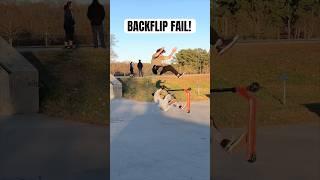 BACKFLIP FAIL! 