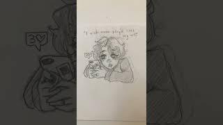 Never give up on your art ️‍🩹 (ib: @herecomesko ) #art #trend #drawing #pencildrawing #fypシ #e