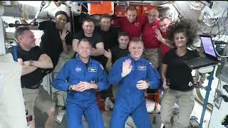 NASA's SpaceX Crew-9 welcomed aboard ISS in ceremony