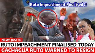 RUTO IMPEACHMENT SHOCKER: GACHAGUA Warned to RESIGN, WHY Ruto Gachagua MIGHT RESIGN Together NOW