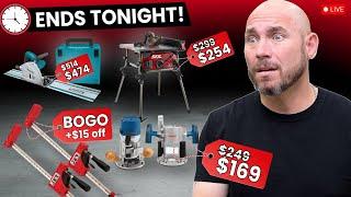 These Tool Deals Are INSANE! Ends at Midnight – BOGO JET Clamps, FREE Tools, & More!