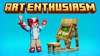 Art Enthusiasm Add-On for Minecraft! | Minecraft Bedrock 1.21+