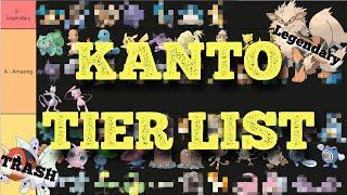 The ULTIMATE Pokemon (KANTO) Tier List - *ALL 151* - Ryzacus