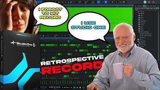 STUDIO ONE 6 - Retrospective Recording  Record MIDI Even if You're Not Recording