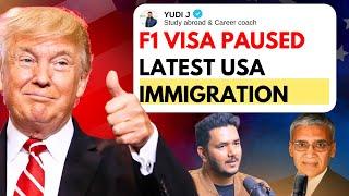 USA F1 Visa Paused - Now What? Latest Immigration Updates - OPT, H1B Visa, Green Card | MS In USA