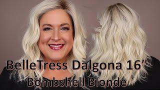 BelleTress DALGONA 16" Hand-Tied | Bombshell Blonde BEAUTIFUL and super realistic wavy synthetic wig