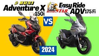 Rusi Adventure X 150i vs Motorstar Easyride ADV 175 | Side by Side Comparison | Specs & Price | 2024