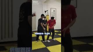 Baji Quan stomping explained by Mr Tang Qiang (sub Fr-Eng)