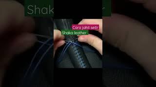 cara jahit setir,diy,steering wheel cover ,rajut setir