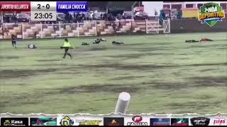 Lightning killed a football player during a match in Peru