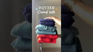 Winter Coord Sets from Myntra | Nidhi Gandhi #youtubeshorts #fashion #myntra