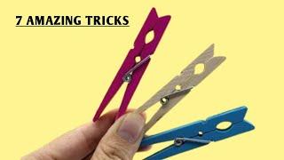 7 Amazing Tricks with Clothespin that EVERYONE Should Know