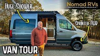 Reasonably Priced Camper Van Conversion Builder - 2024 Nomad RV’s Castaway Mini 19FS With SHOWER