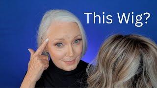 Silver Hair to Rooted Wig Transformation with Raquel Welch Wavy Day