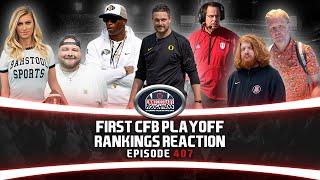 FIRST CFB PLAYOFF RANKINGS REACTION