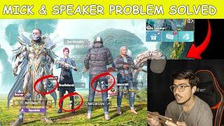 Finally Mic & Speaker Glitch Solution In 3.5 Update | Server Problem?? | Bgmi mic glitch problem