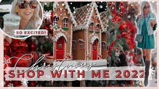 2022 CHRISTMAS SHOP WITH ME / CHRISTMAS DECOR / CHRISTMAS AT HomeGoods, Hobby Lobby, Target, & MORE