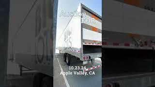 Big Lots Semi Trailers Auction – Apple Valley, CA