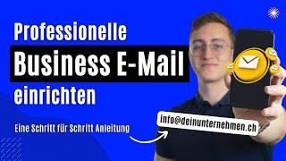 Wie du eine professionelle Business E-Mail-Adresse erstellst (2024)  | Google Workspace Tutorial