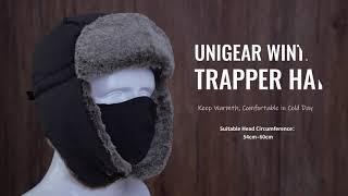 Unigear Winter Trapper Hat, Ushanka Trooper Hat with Mask