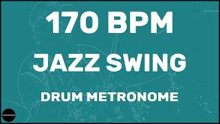 Jazz Swing | Drum Metronome Loop | 170 BPM